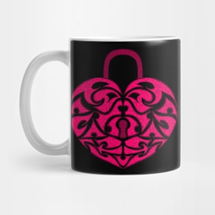 Heart lock Mug